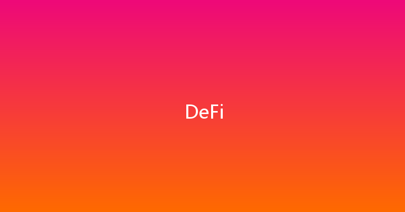 DeFi 