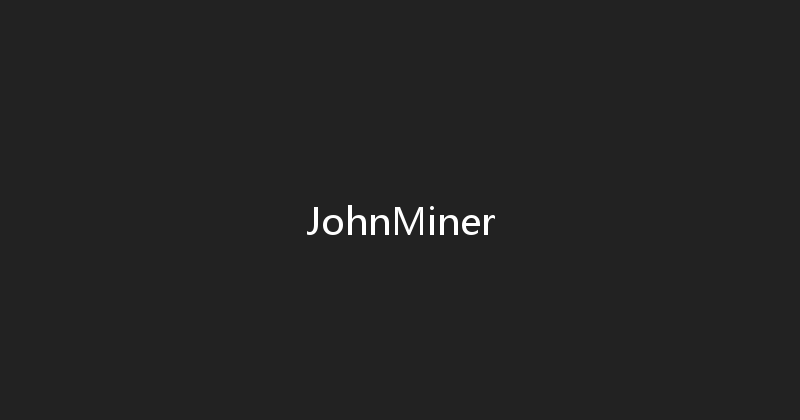 JohnMiner 