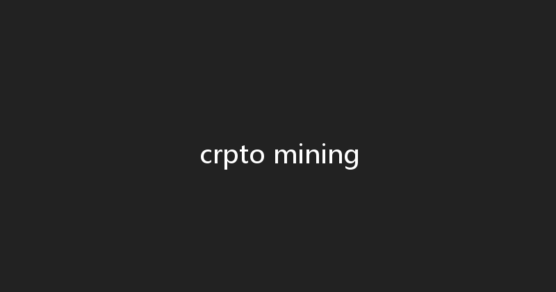 crpto mining 