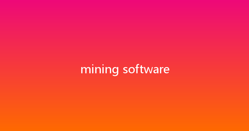 mining software 