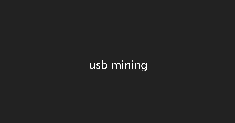 usb mining 